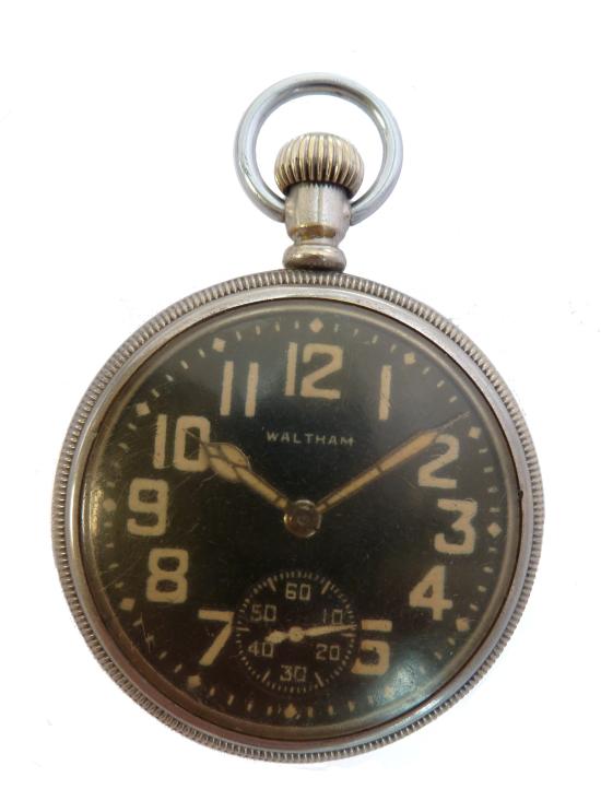 WW2 Military Waltham Pocket Watch c.1943