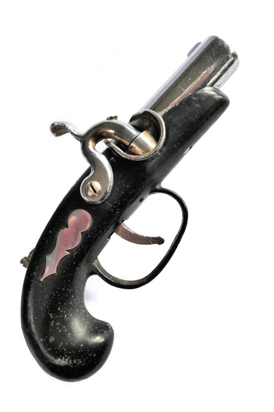 Vintage Percussion Pistol Petrol Lighter
