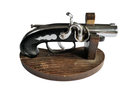 Vintage Percussion Pistol Petrol Lighter