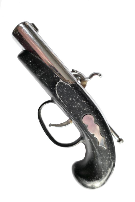 Vintage Percussion Pistol Petrol Lighter
