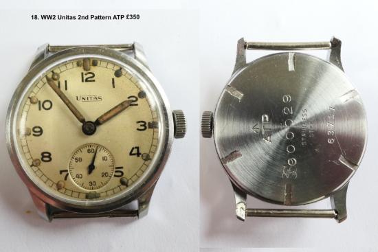 WW2 2nd pattern Unitas ATP Watch