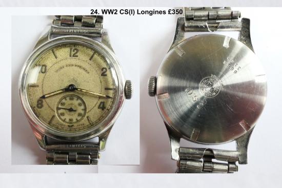 WW2 Longines CS(I) Earlier Dial Pattern