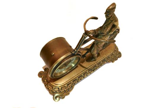British Victorian Bicycle Clock c.1895