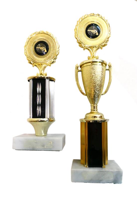 4 Vintage Shooting Trophies c.1985